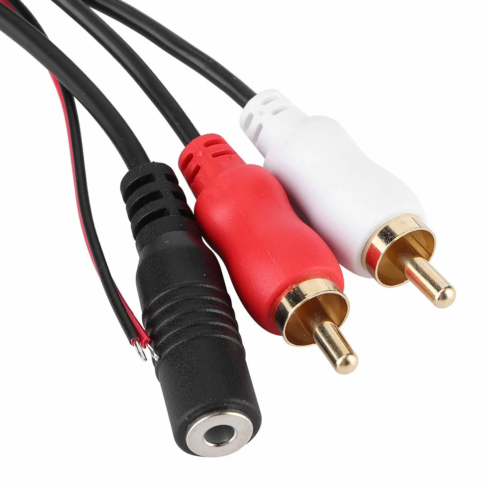 Moduł Bluetooth AUX 2 RCA adapter kablowy z mikrofonem głośnomówiącym do Alpine