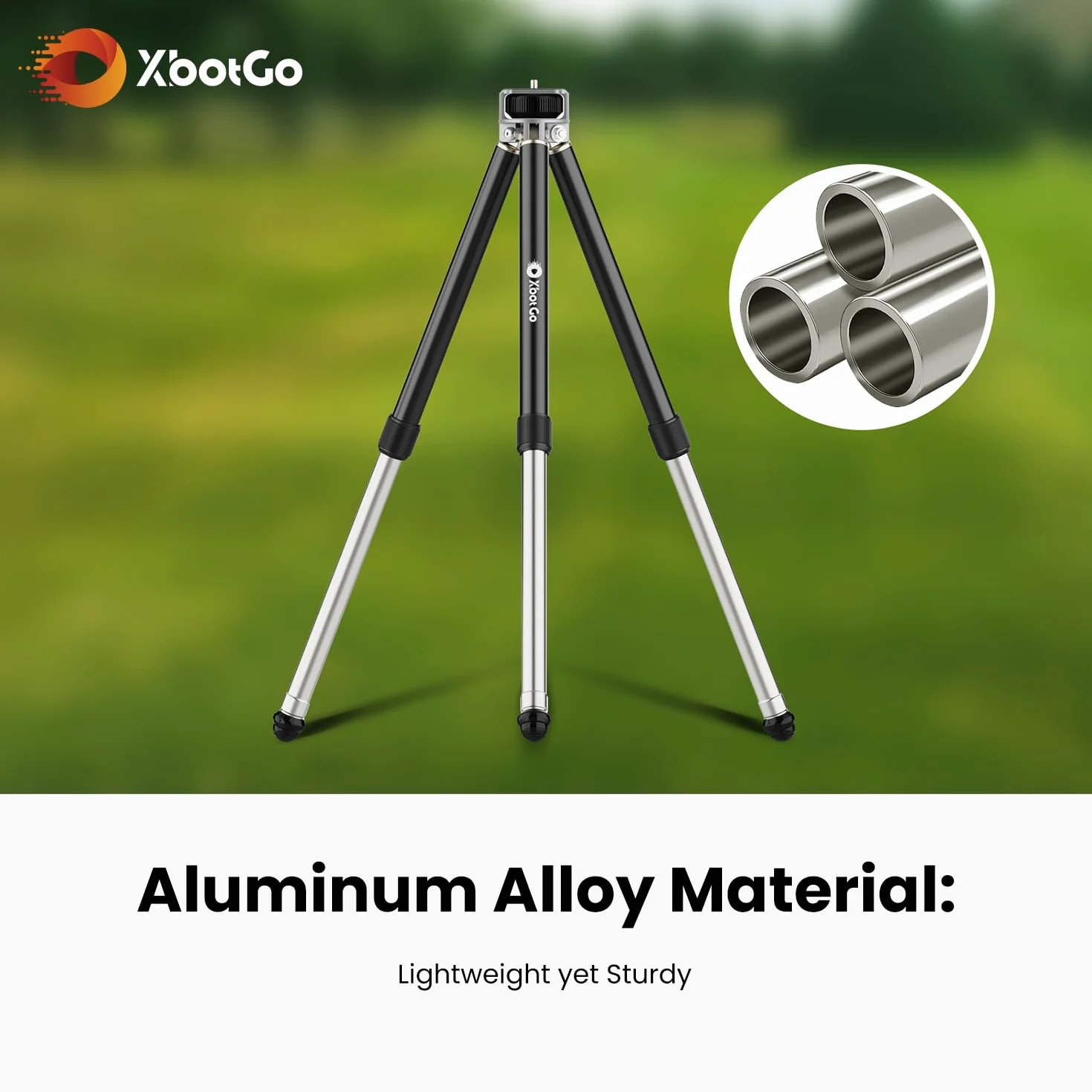 Aktualizacja statywu T1, wysokość 1,1 m, nośność 3 kg, lekkie aluminium, kompatybilny z XbotGo Chameleon Sports Gimbal, bardzo szybki montaż, łatwy montaż, przenośny