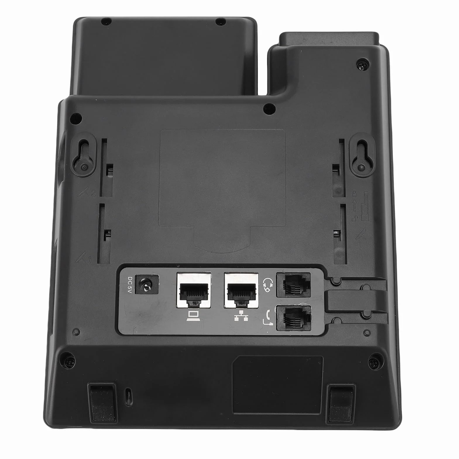 Biznesowy Telefon IP z 2 Liniami, Podwójny System VoIP Gigabit Ethernet, Urządzenie do Komunikacji Audio z redukcją Szumów, Zasilanie PoE i Kolorowy Wyświetlacz LCD o Przekątnej 2,4 Cala,