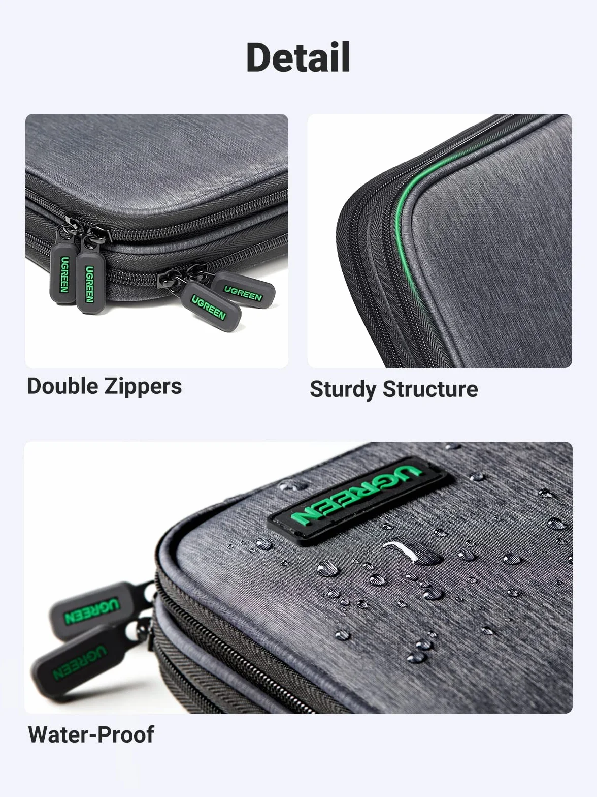 UGREEN Elektroniczna Skrzynka na Akcesoria do Akumulatora Kabla Power Bank