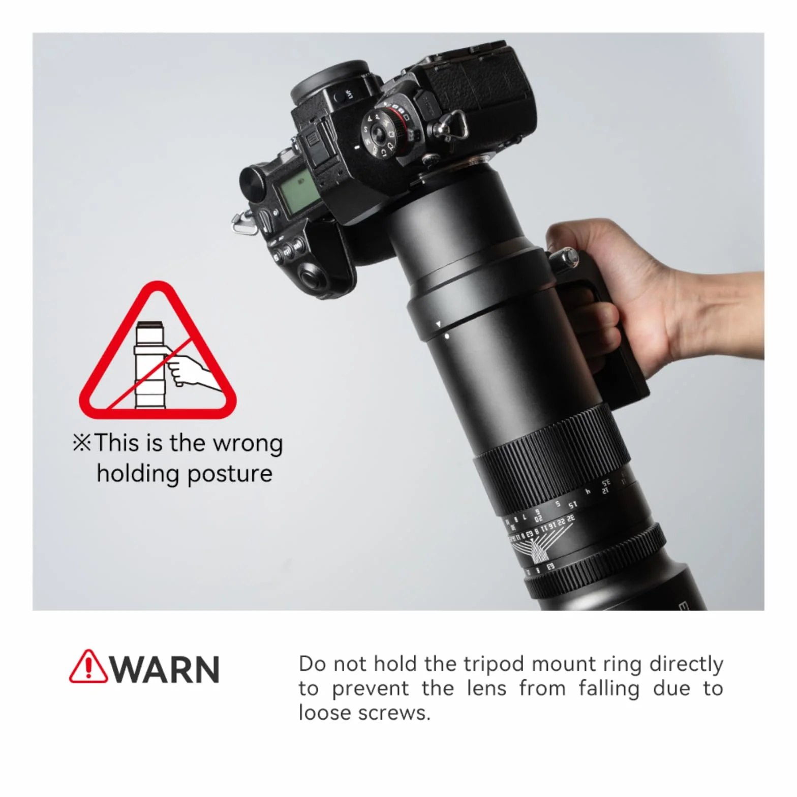 TTARTISAN Teleobiektyw 500 mm F/6.3 do montażu L, pełny ekran, ręczne ustawianie ostrości, obiektyw Prime Supertele, uchwyt L (uchwyt L)