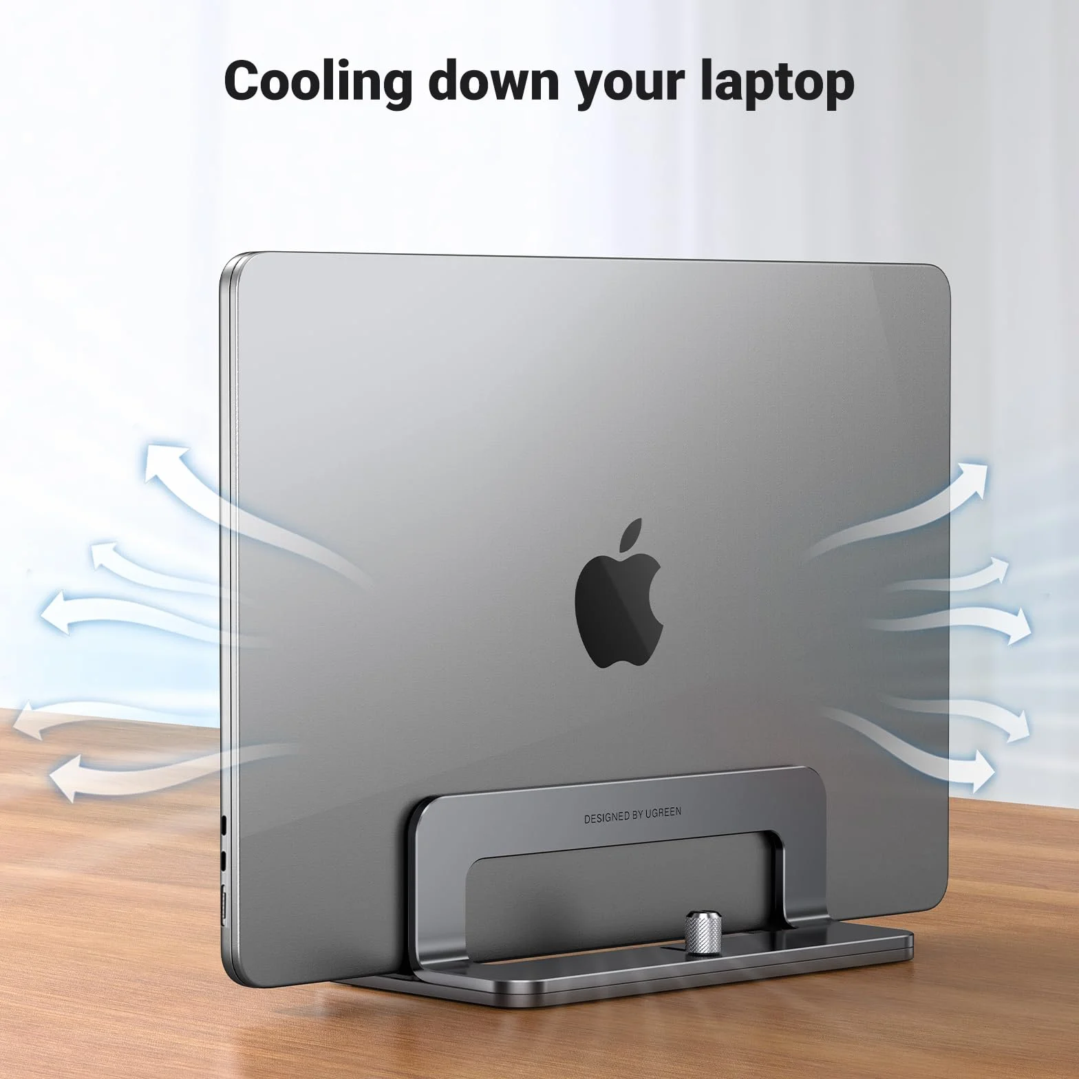 UGREEN Aluminiowa Regulowana Pionowa Podstawka na Laptopa MacBook Pro Air MateBook Chromebook