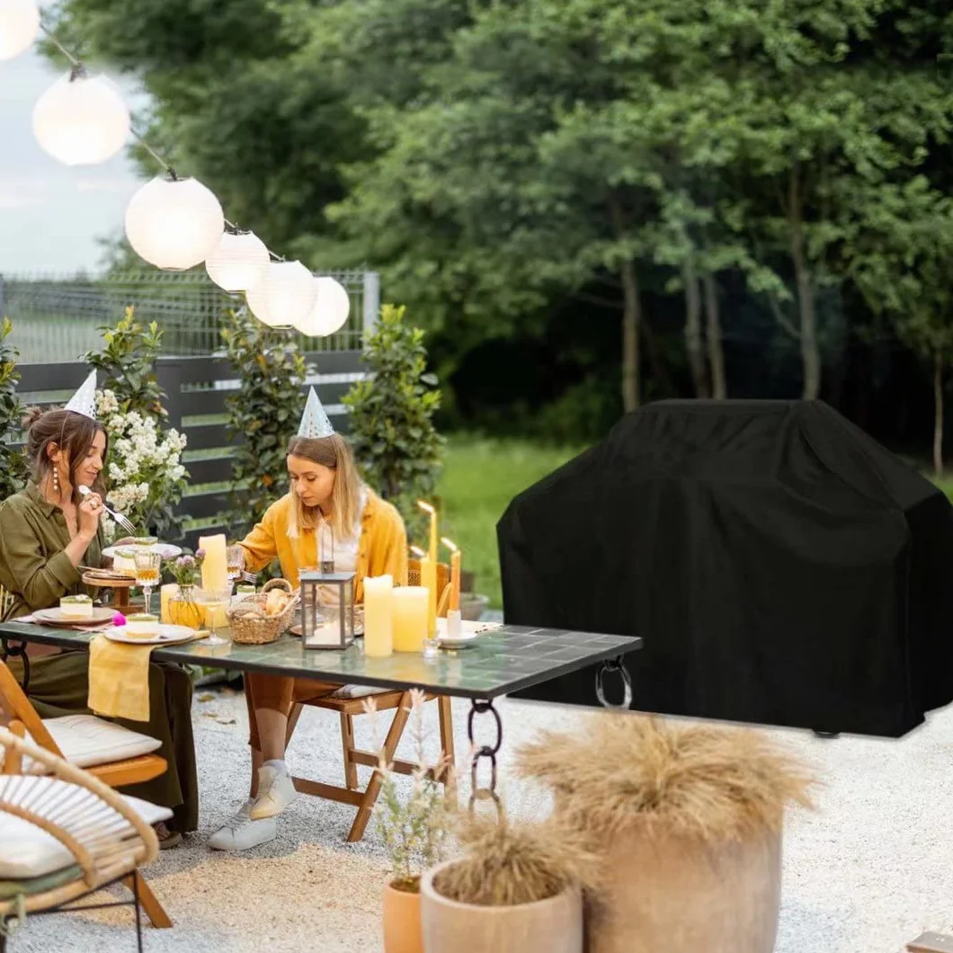 Pokrowiec na grill wiatroodporny odporny na rozdarcia zewnętrzny 147 × 61 × 117 cm