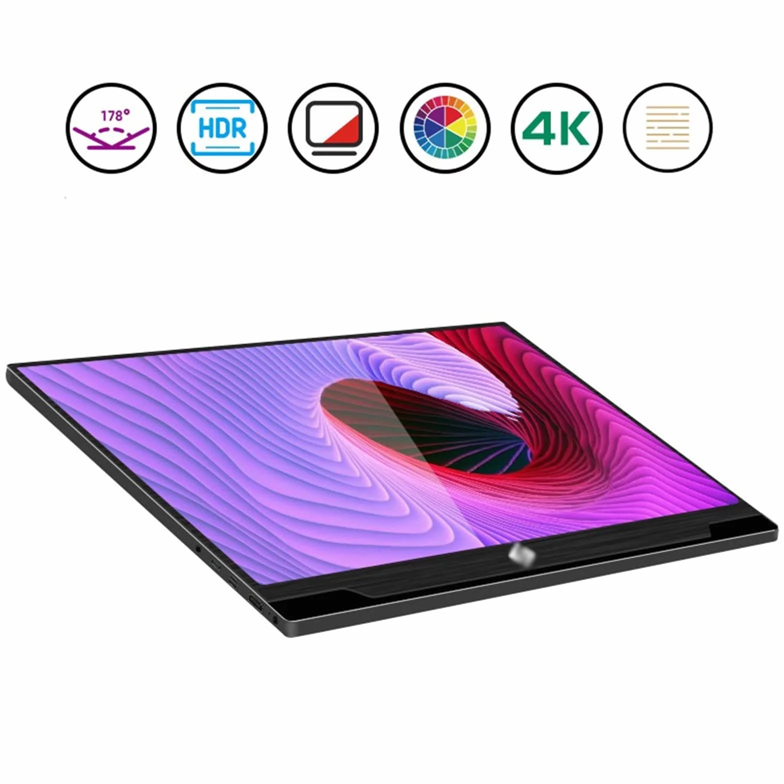 Ekran mobilny Ultracienki przenośny monitor 4K Zewnętrzny ekran HDMI Częstotliwość odświeżania 60 Hz IPS Ekran rozszerzenia laptopa Rozdzielczość 3840 * 2160