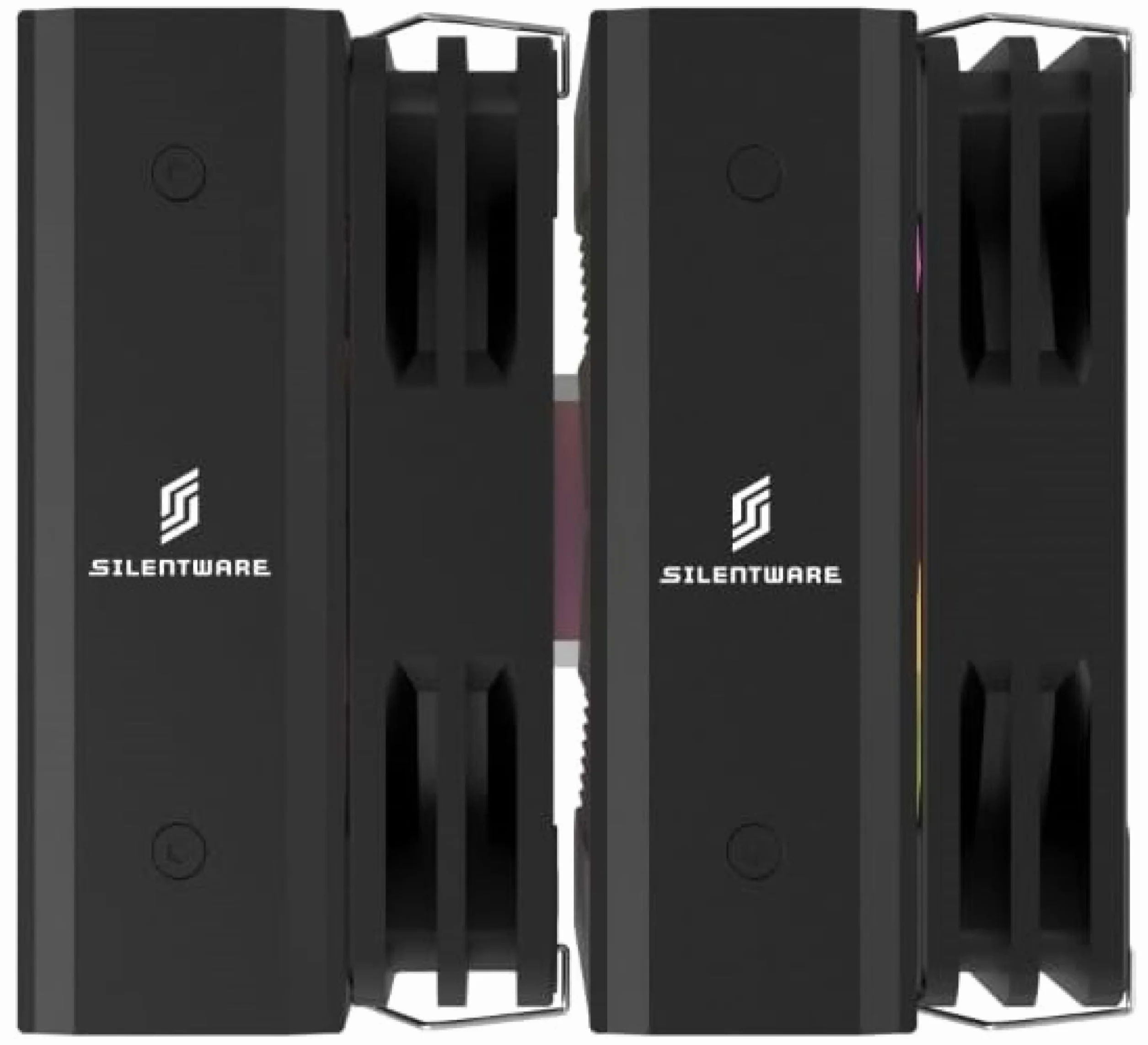 Tytanowy, czarny, Dual Tower CPU chłodnica z 2 wentylatorami ARGB 120 mm, do 265 W, 6 rur grzewczych, do Intel & AMD, AM4 AM5 LGA1700 LGA1200