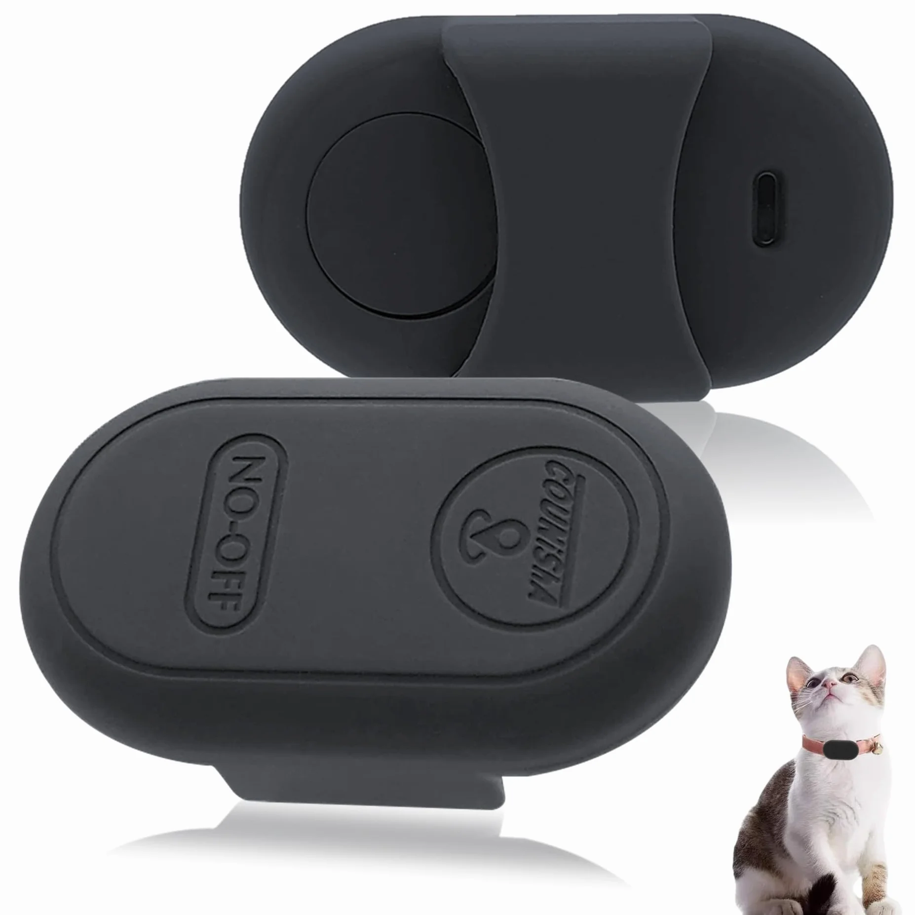 Silikonowy uchwyt Samsung Galaxy SmartTag2, obroża dla psa, wąska gumowa osłona akcesoria, bezpieczne etui Galaxy Tag2 Tracker dla kota, dzieci (2 sztuki)