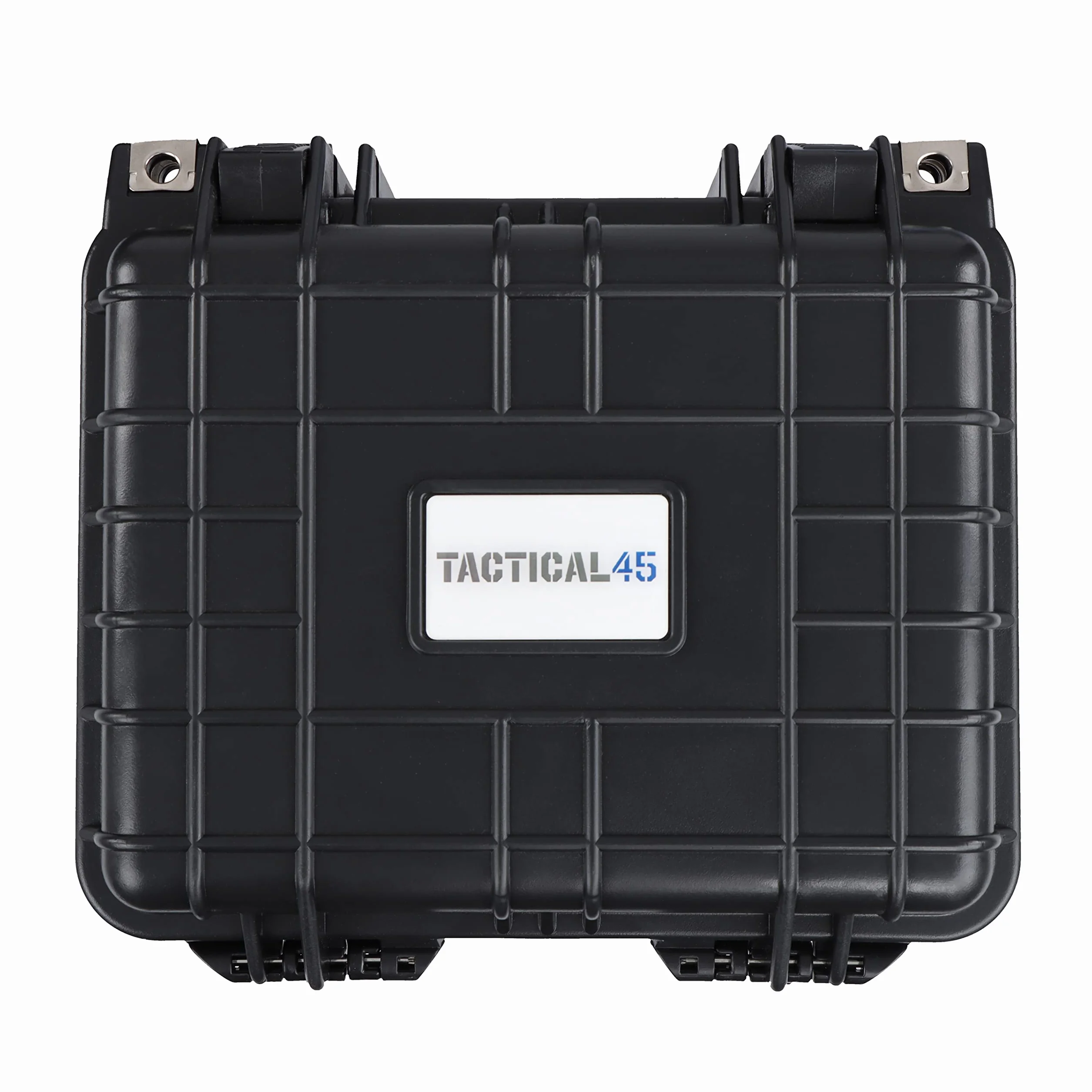 Tactical45 Plastikowa obudowa z piankową czarną twardą torbą do przenoszenia 27 x 25 x 15 cm wyściełana obudowa na sprzęt aparatu i narzędzia