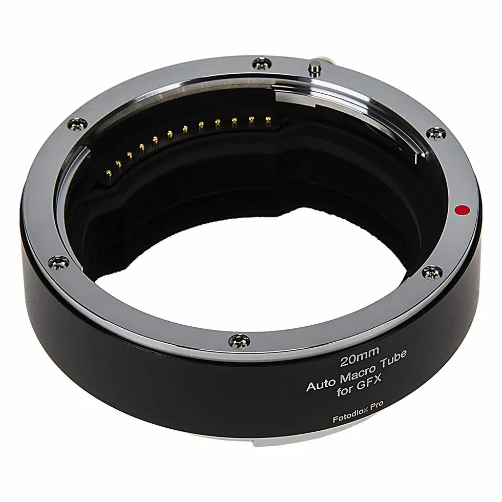 Fotodiox Pro automatyczna rura przedłużająca makro, sekcja 20 mm, kompatybilna z aparatami Fujifilm GFX G-Mount do ekstremalnego fotografowania z bliska