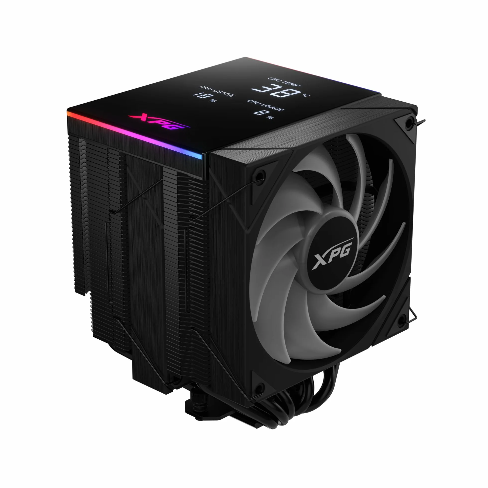 Wentylator XPG MAESTRO PLUS 62DA (120 mm ARGB Fan) czarny - chłodzenie powietrza CPU, 250 W TDP