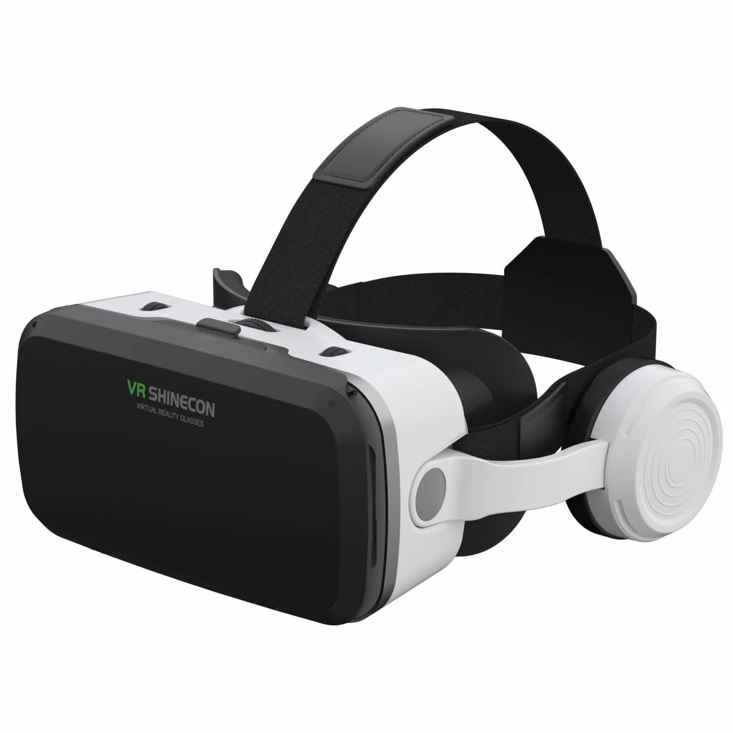 Zestaw słuchawkowy VR Virtual Reality do iPhone'a 16, 15, 14, 13 Pro Max Plus, Samsung Galaxy S24, S23, S22, okulary VR z pilotem VR, zestaw do gier wideo dla dorosłych, dzieci, do gier wideo
