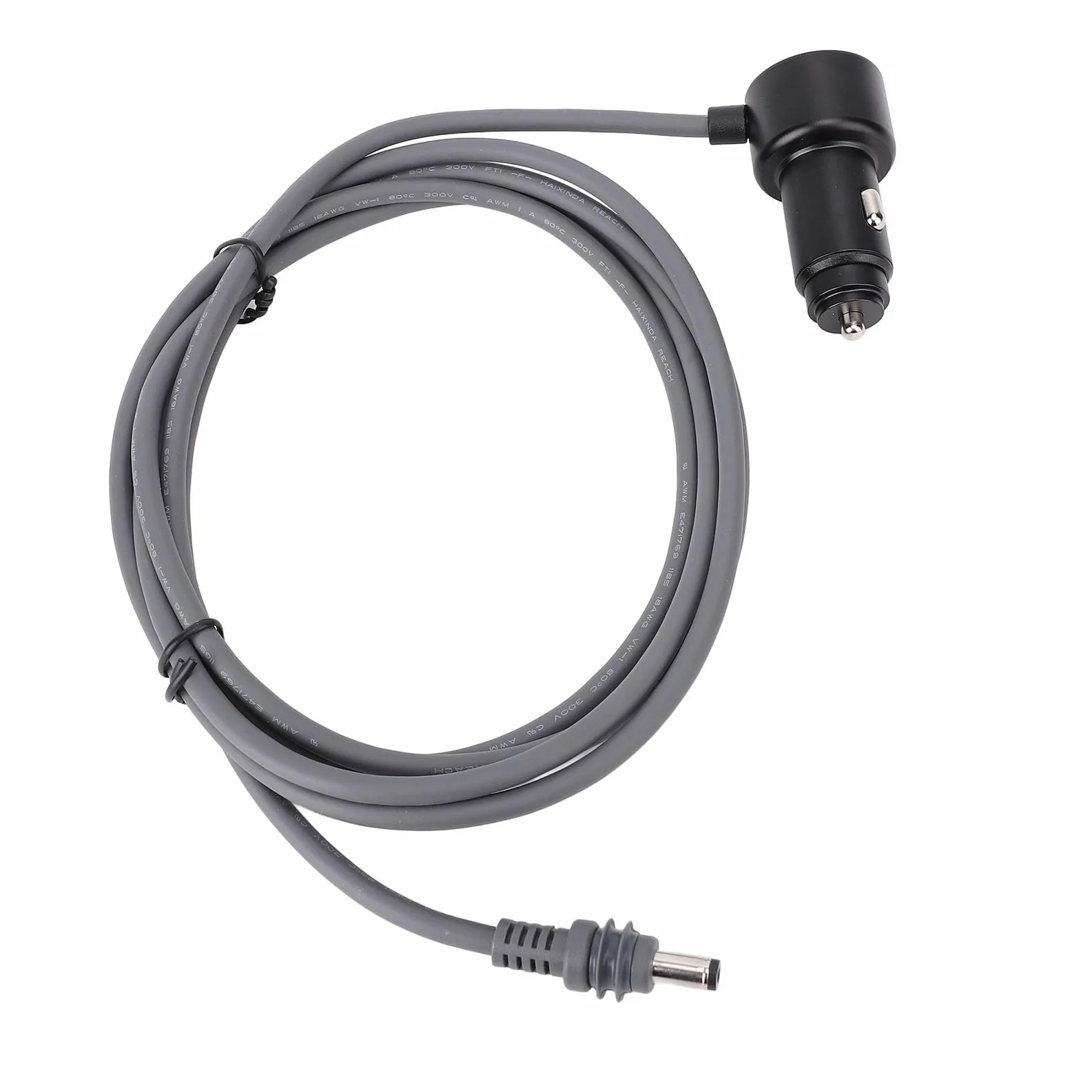 Ejoyous Kabel Zasilający 12V 24V DC Kabel Zasilający 18AWG do Zapalniczki Samochodowej z Wyświetlaczem Cyfrowym Guma Miedź Stop Aluminium Plug and Play do Samochodu Ciężarowego RV Boat (10 m)