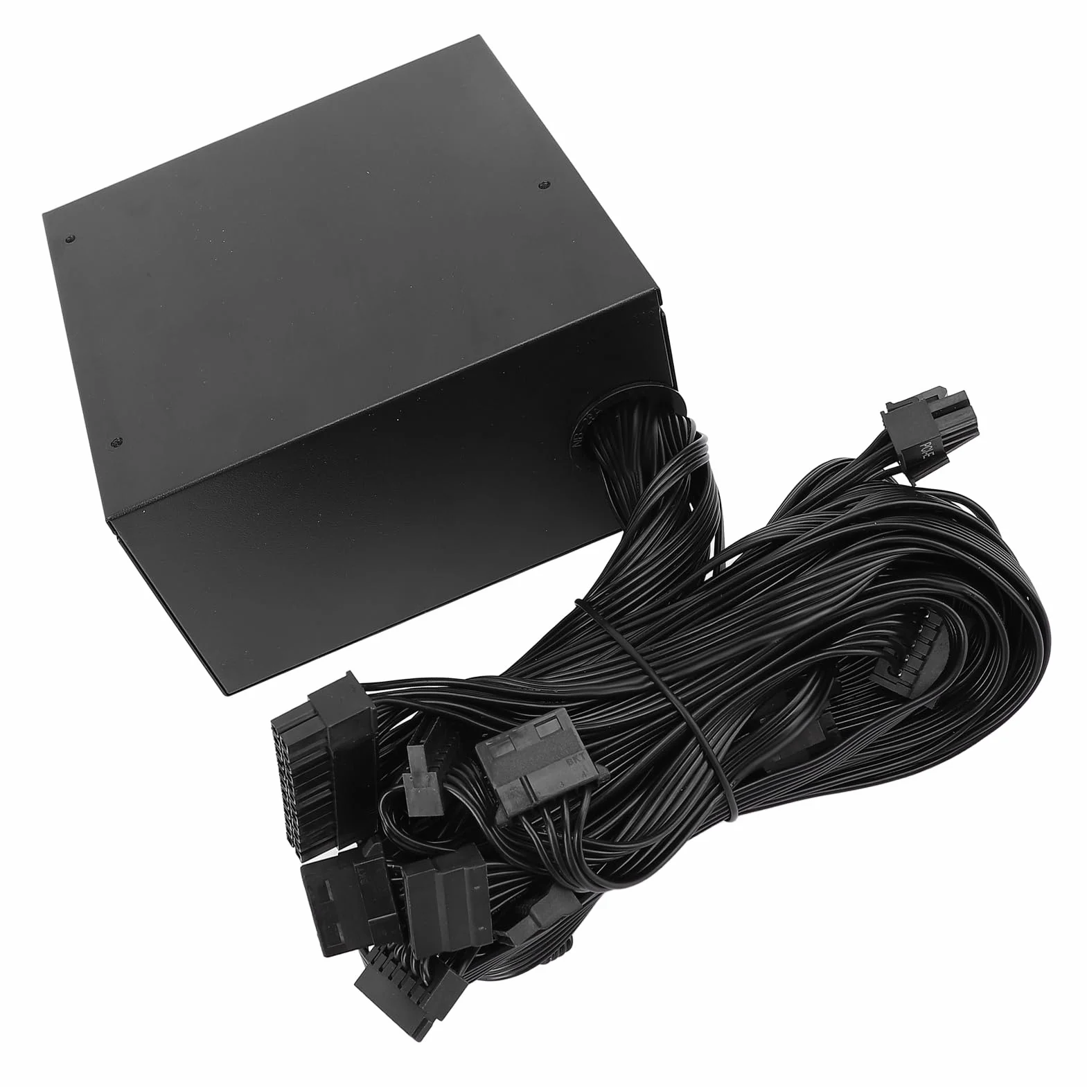 AMONIDA Wysokowydajny Zasilacz ATX 700 W z Wentylatorem Chłodzącym do Systemów Komputerowych Stabilne Napięcie Wiele Funkcji Ochronnych
