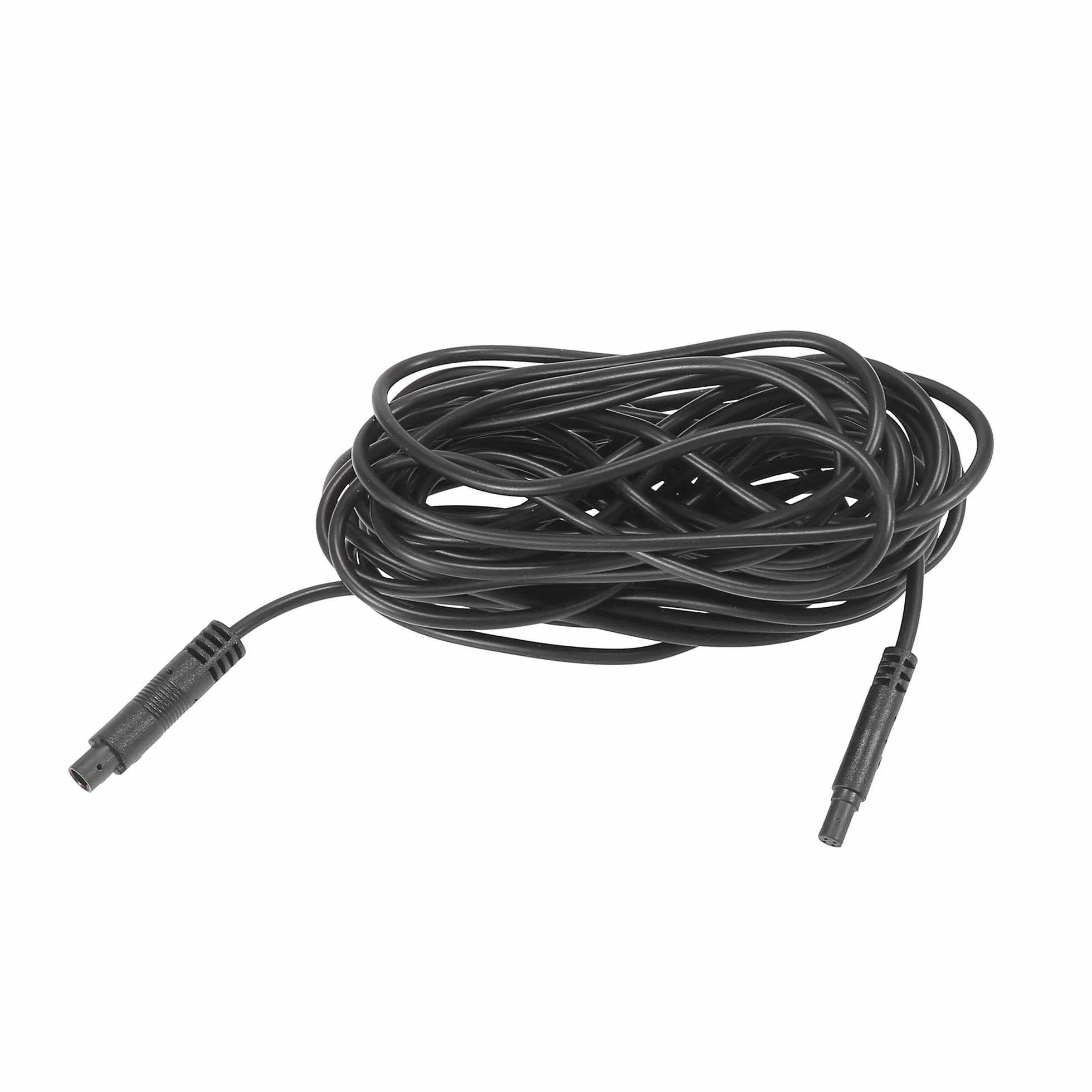 A ABSOPRO Kabel przedłużający do kamery cofania 4 pinów, 5 m, kabel do kamery na deskę rozdzielczą, kamera cofania samochodu, kolor czarny