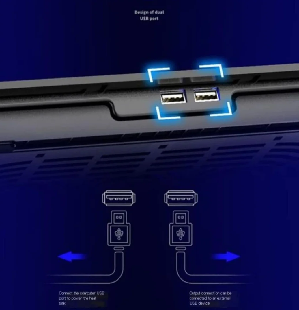 Podkładki Chłodzące do Laptopów Podstawka Chłodząca Do Laptopa Z Regulowanym Kątem Uchwyt Do Laptopa Wspornik Chłodzący Do Laptopa Stojak Cooler(Blue)