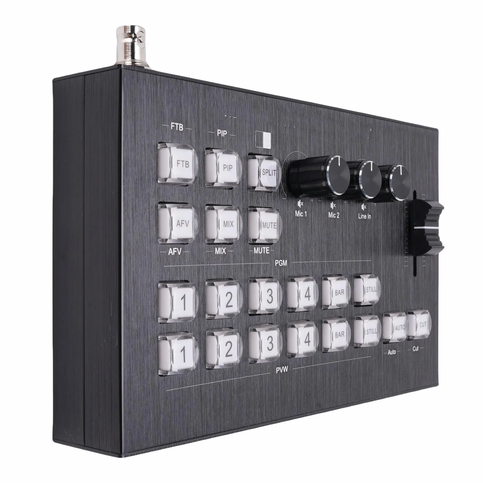 Miksera Wideo SDI HD Multimedia Live Streaming Video Switcher z 1-kierunkowym Wejściem SDI 3 Wejścia Multimedialne HD 2 Wyjścia Typ C USB3.0 (wtyczka UE)