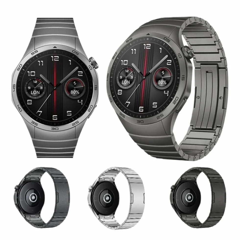 Pasek metalowy No Gap pasujący do inteligentnego zegarka for Huawei Watch GT4 46 mm Wymienna opaska na nadgarstek pasująca do stalowego paska for Huawei Watch GT 4 46 mm