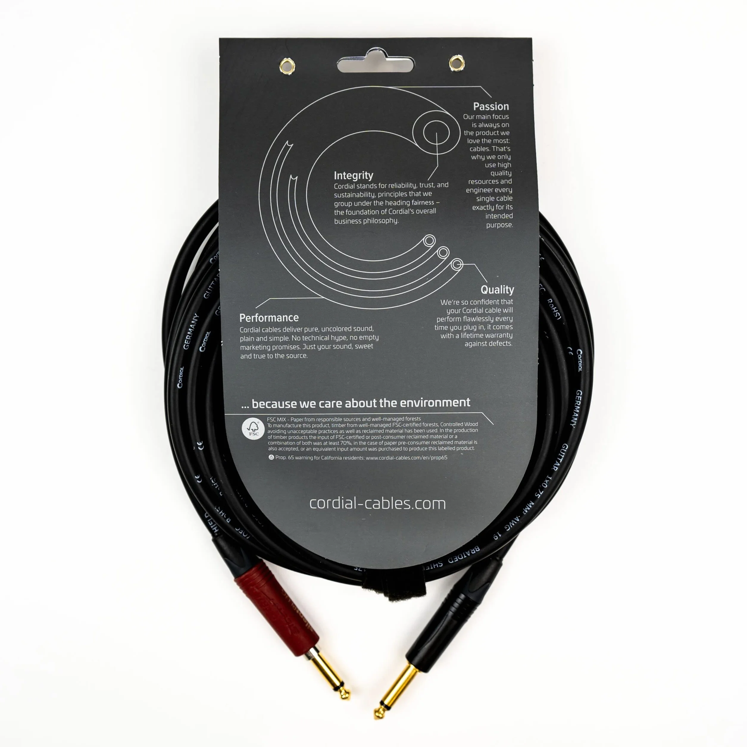 Cordial CSI 6 PP-SILENT 6m 6.35mm 6.35mm Czarny kabel audio - Kable audio (6.35mm, Męska, 6.35mm, Męska, 6 m, Czarny)