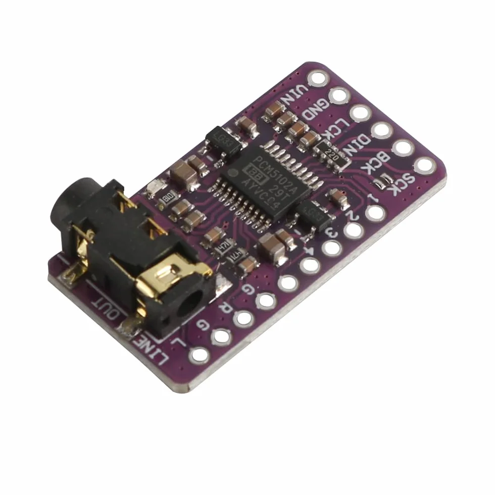 Moduł PCM5102 Audio DAC Decoding Board Cyfrowo-analogowy konwerter Bezstratny cyfrowy moduł audio odpowiedni do Arduino Voice Module