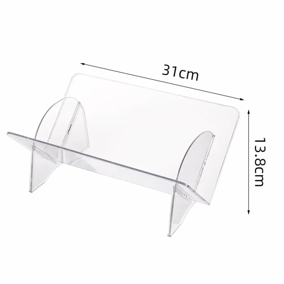 Stojak do przechowywania płyt CD Disc Storage Rack CD Album Record Display Stand Transparent Bookshelf Stojak na płyty(Transparent)