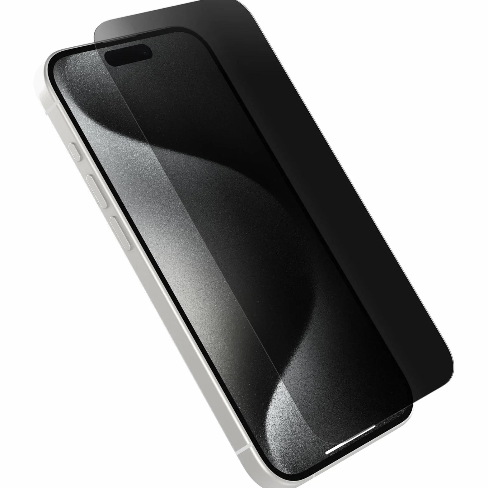 OtterBox Premium Pro Prywatna szklana osłona ekranu do iPhone 15 Pro, szkło hartowane, doskonała ochrona przed zarysowaniami, odporność na upadki z wysokości do 6 stóp, Bez Opakowania Detalicznego