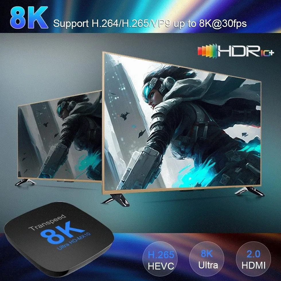 Dual WiFi 12 ATV Android TV Box z aplikacjami telewizyjnymi, wideo 8K, BT5.0+, RK3528, odtwarzacz multimedialny 3D 4K, dekoder (MX10 128g)