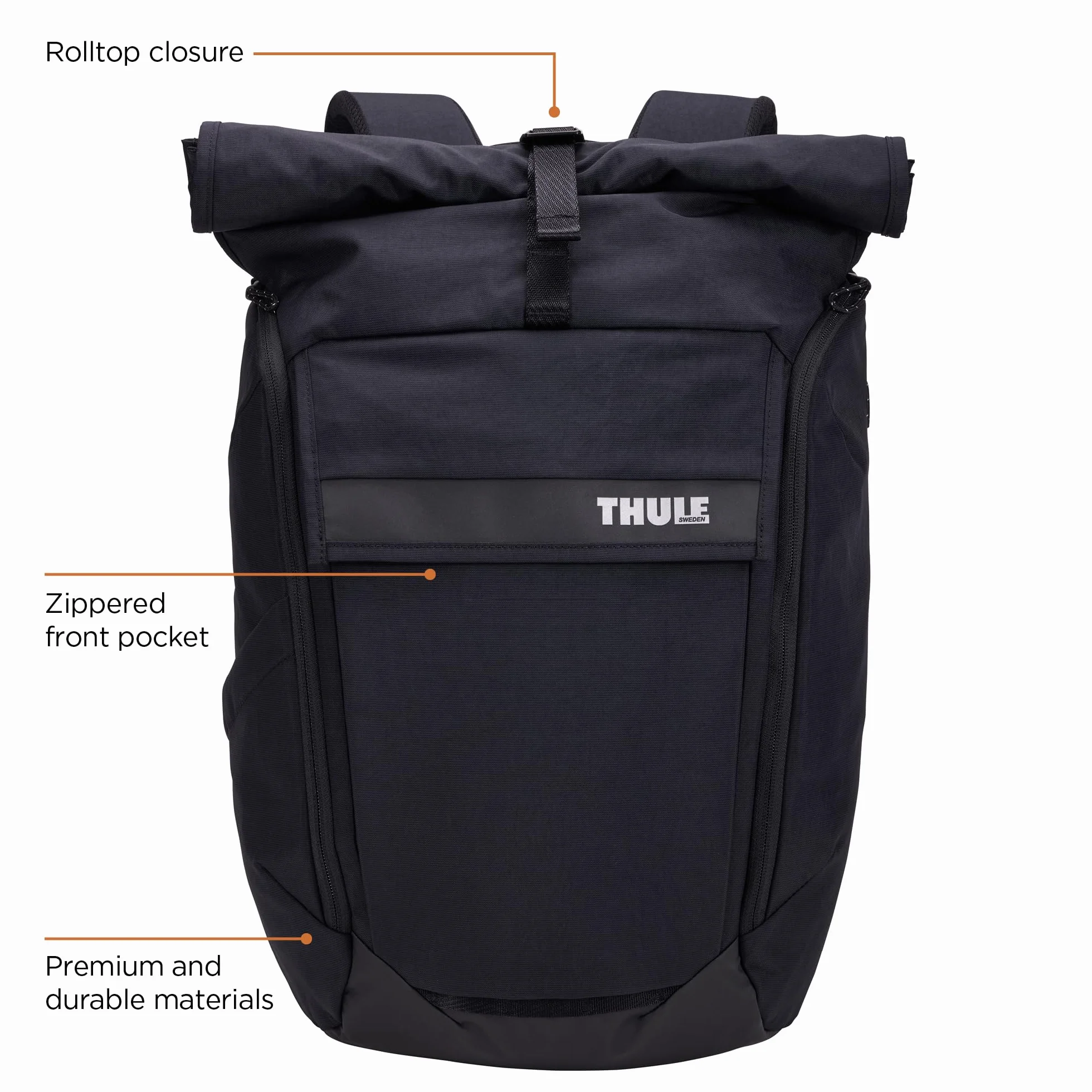 Thule Paramount 24 - plecak 17" 53 cm czarny, czarny