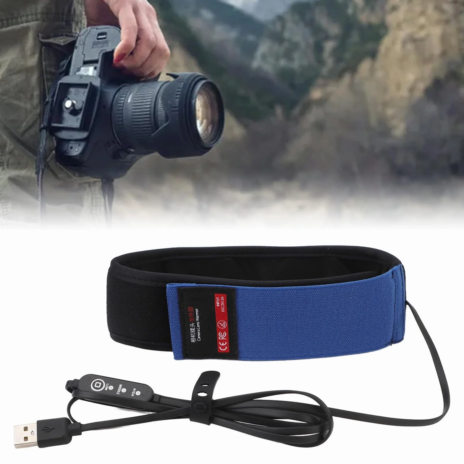 Podgrzewacz Obiektywu USB, Osłona Przeciw Rosie Teleskopu, Elastyczna Ochrona Przed rosą w Teleskopach, Wizjery, Podgrzewacz Obiektywu Aparatu Cyfrowego, Pasek Podgrzewacza Rosy