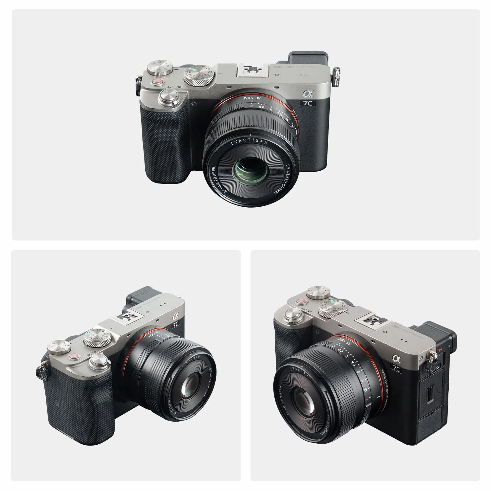 TTARTISAN AF 40 mm F2 FE pełnoklatkowy obiektyw do Sony E, autofokus, kompaktowy, lekki obiektyw do aparatu, kompatybilny z aparatami Sony E-Mount