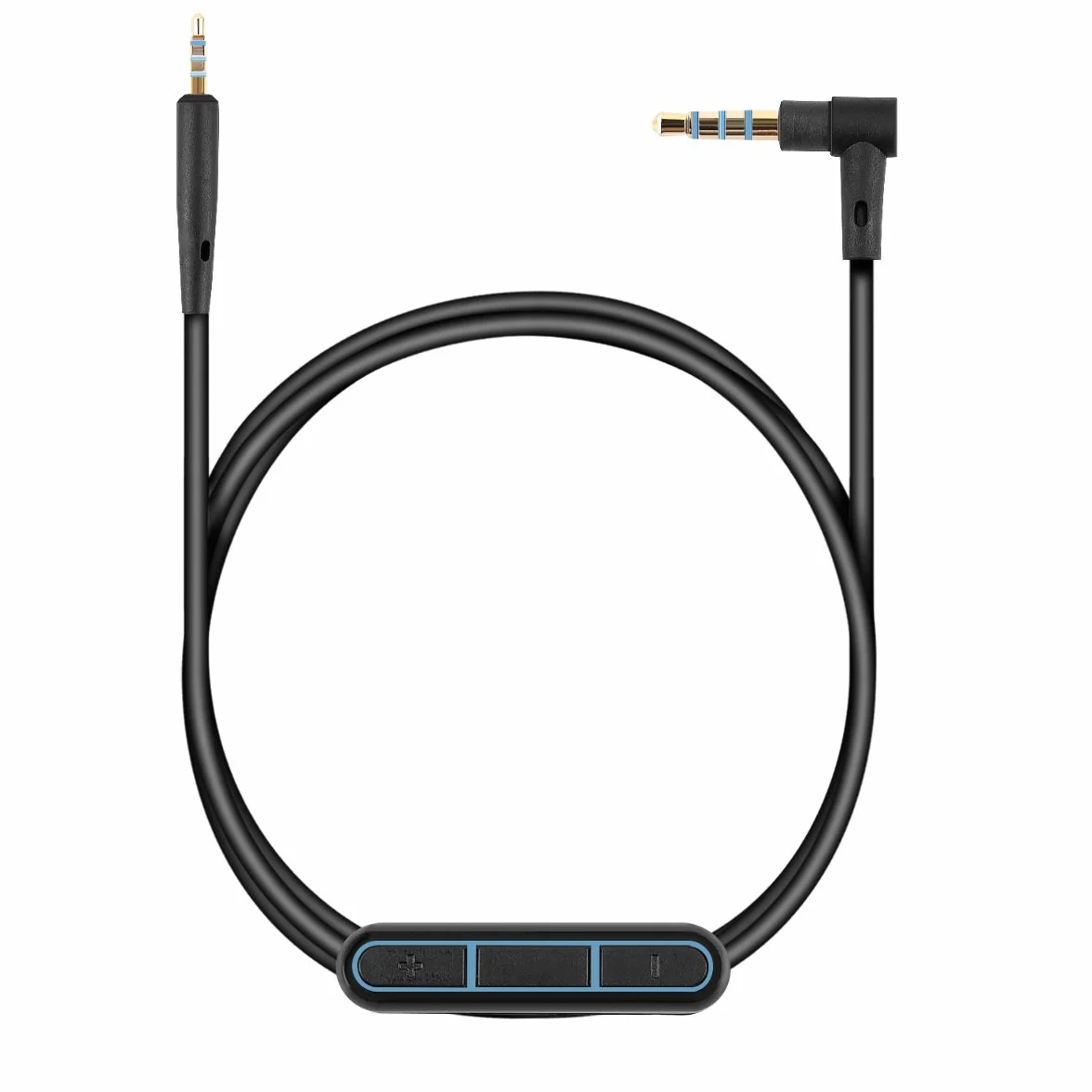 kwmobile Kabel do słuchawek Bose QuietComfort 35 / 35II / 25 / QC25 / QC35 II / QC35 / On-Ear 2 / OE2 / OE2i / SoundTrue - kabel zamienny 150 cm mikrofon regulator głośności - jack 3,5 mm