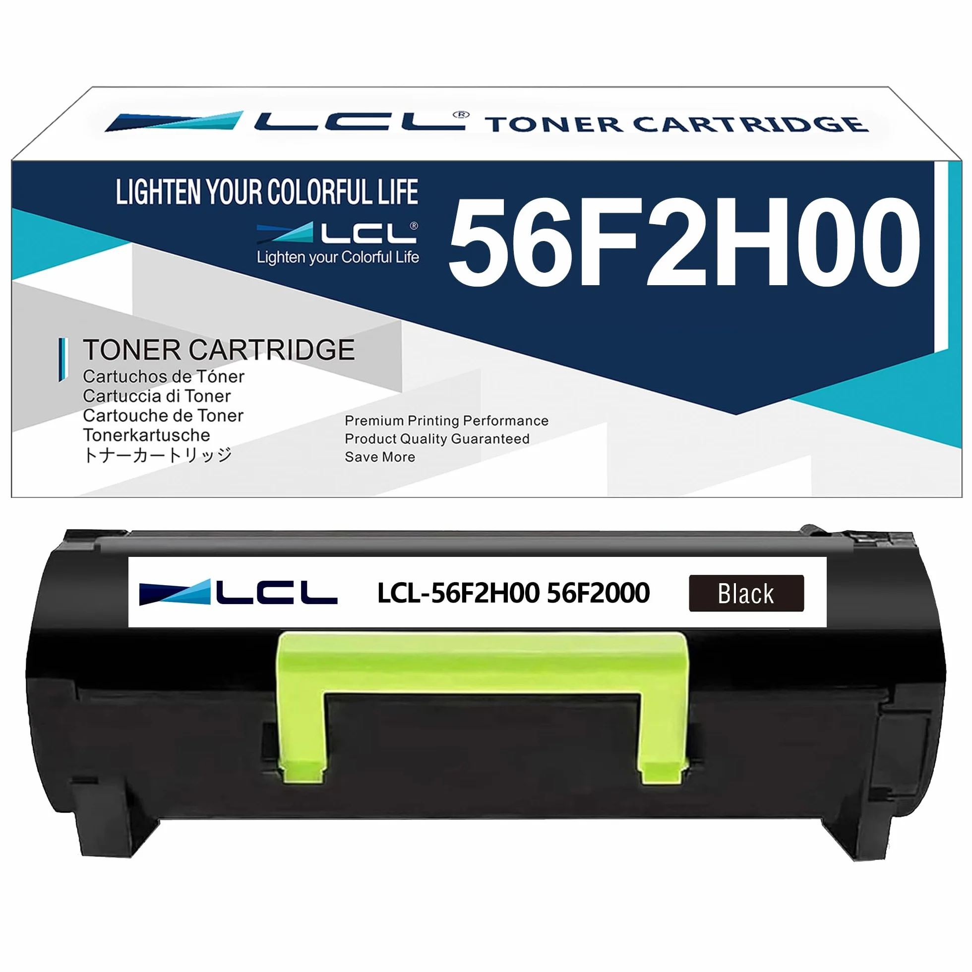 LCL Kaseta z tonerem 56F2H00 56F2000, czarna, zamiennik do Lexmark MS321 MS321dn MS421 MS421dn MS421dw, MS521, MS521dn, MS621dn, MS622, MS622de, MX321, MX321, MX321. 321adn MX321adw MX421 (1