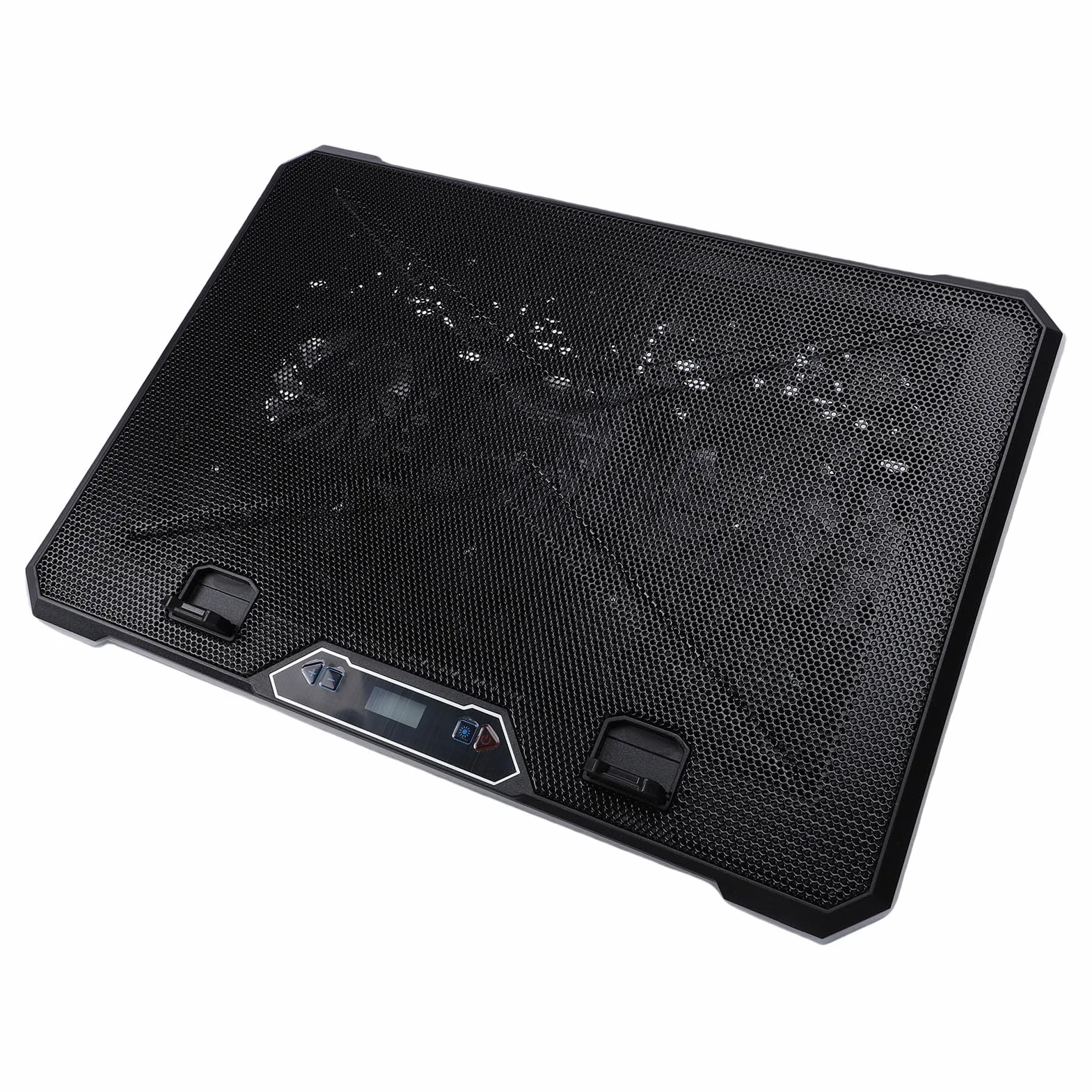 Goshyda Podkładka Chłodząca do Laptopa RGB do Gier, 10-wentylatorowa Chłodziarka do Laptopa z 8 regulacją Wysokości, 5 Prędkościami Wentylatora i 2 Portami USB do Laptopa o Przekątnej (14 fanów)