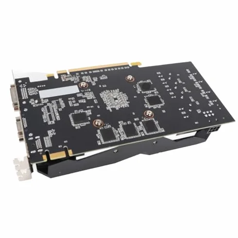 Karta Graficzna do Gier GTX550Ti 6G, Karta Graficzna GDDR5 192bit 3400 MHz z Interfejsem HDMI DVI VGA, Podwójny Wentylator Chłodzący do Komputerów Stacjonarnych (GTX550Ti 6GB)