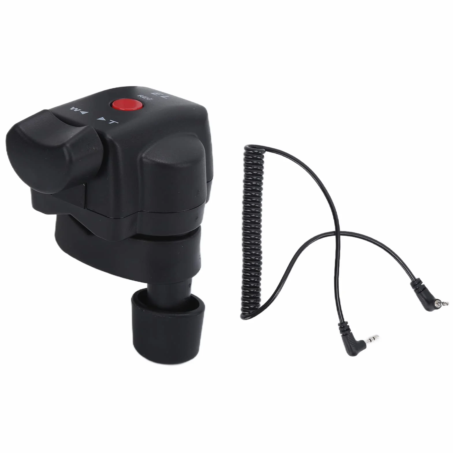 Akozon Kamera Zoom Pilot Zdalnego Sterowania Kontroler Obiektywu z Kablem Jack 2,5 mm D Zwolnienie Migawki do Nagrywania Wideo Kompatybilne z