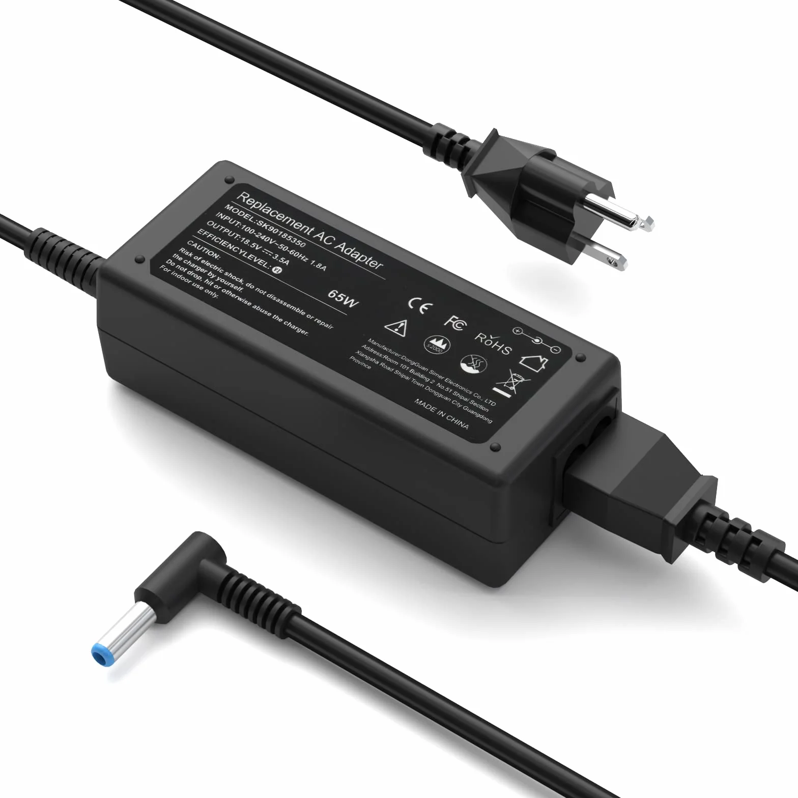19,5 V 3,33 A 65 W AC Ładowarka Zamienna do HP Elitebook 850-G3 840-G3 820-G3 745-G3 725-G3 755-G3 840-G4 820-G4 850-G4 Zasilacz do laptopa