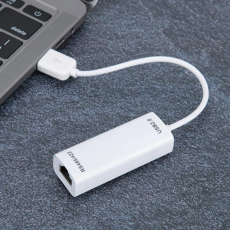 Adapter Konwertera Ethernet, USB do Konwertera Portu RS485/RS422, Klasa Przemysłowa z Interfejsem British PL2303 Chip RJ45 Anti Surge Anti Thunder