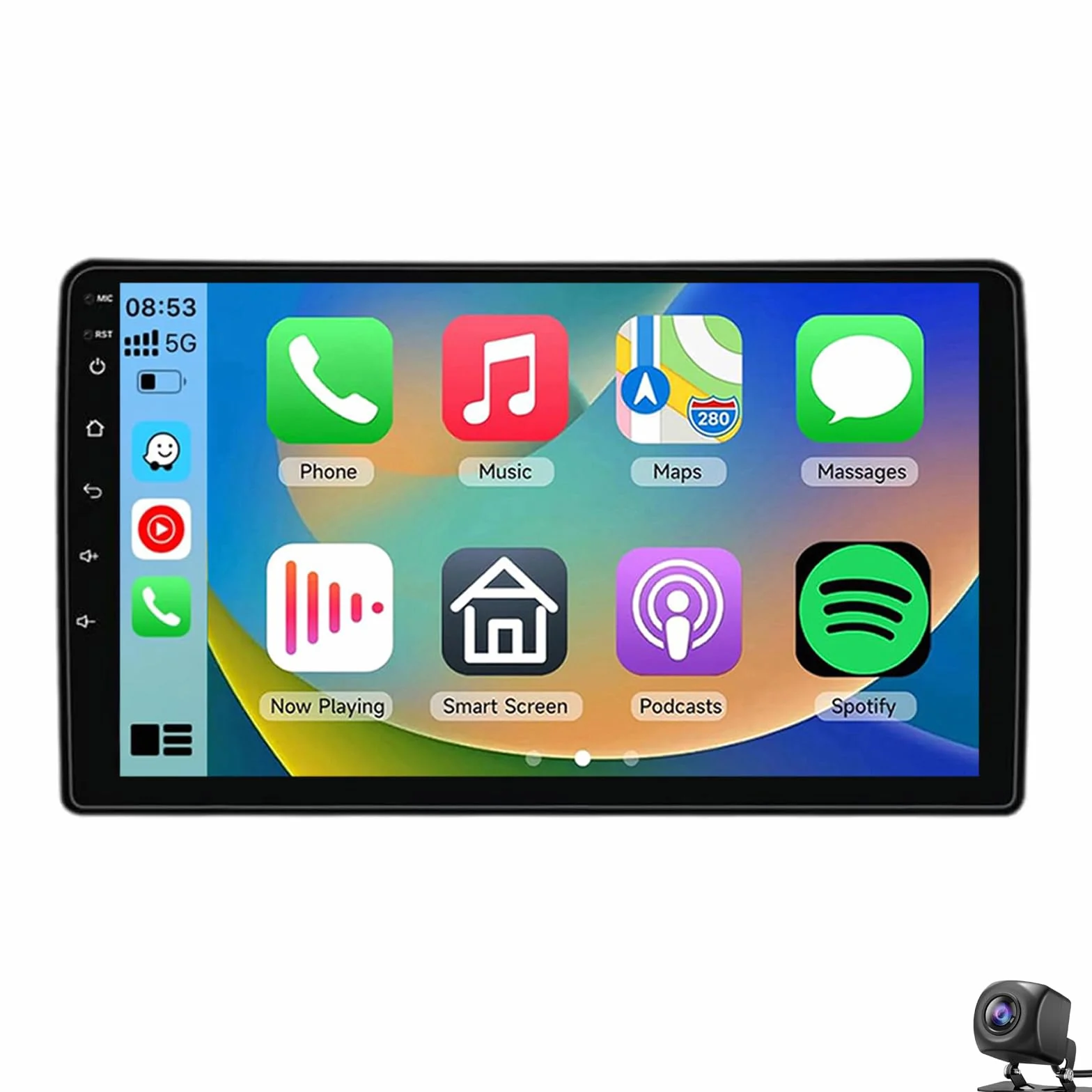 9" Radio samochodowe Stereo dla pilota 2003-2005 Android14 IPS Ekran dotykowy Aktualizacja Dash Kit z Bezprzewodowym CarPlay Android Auto Nawigacja GPS DSP SWC WiFi Kamera Mikrofon(Color:8 CORE 2+32G)