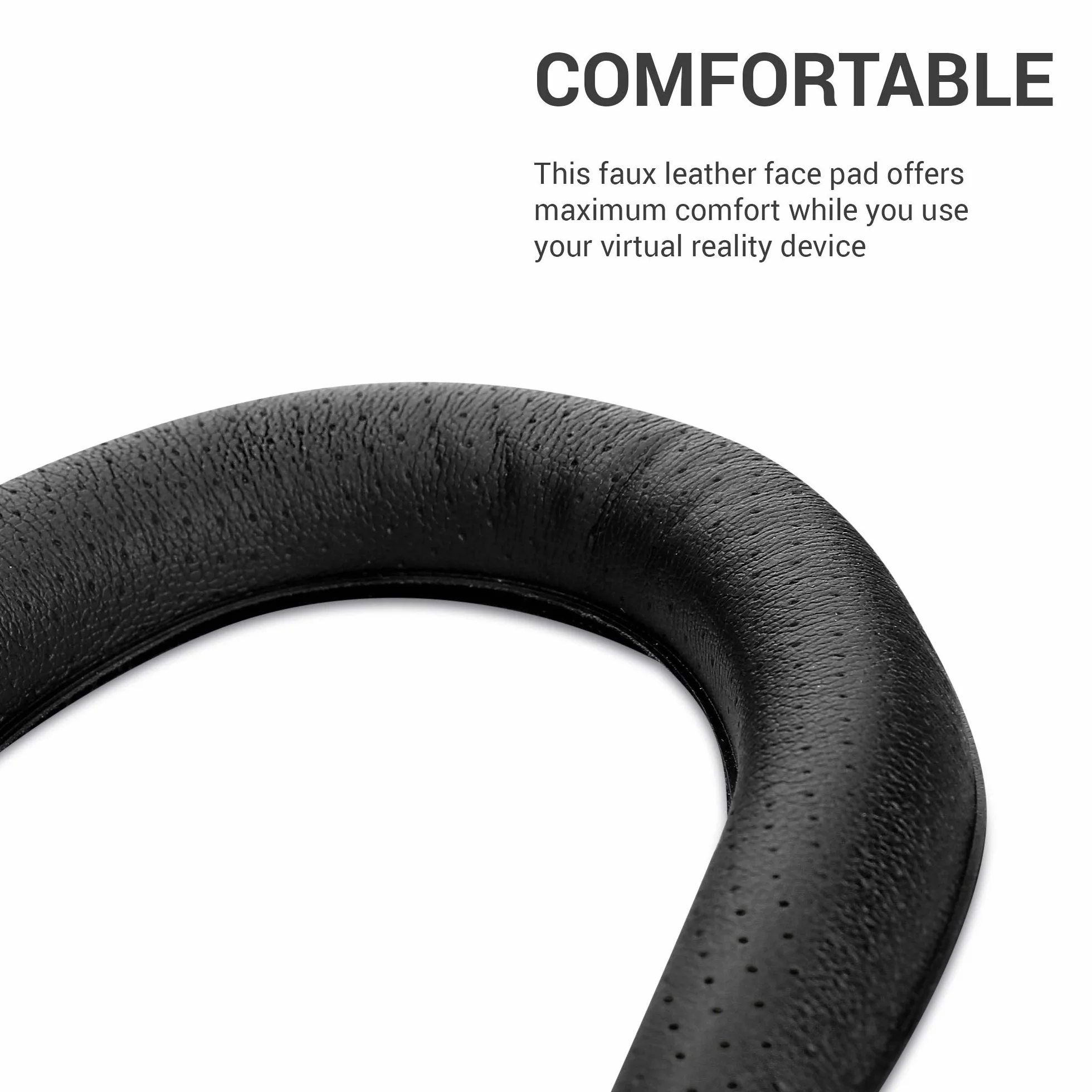 KWMobile Facial Cushion kompatybilna z Oculus Rift CV1 VR Gaming - Piana tapicerowana - Czarne