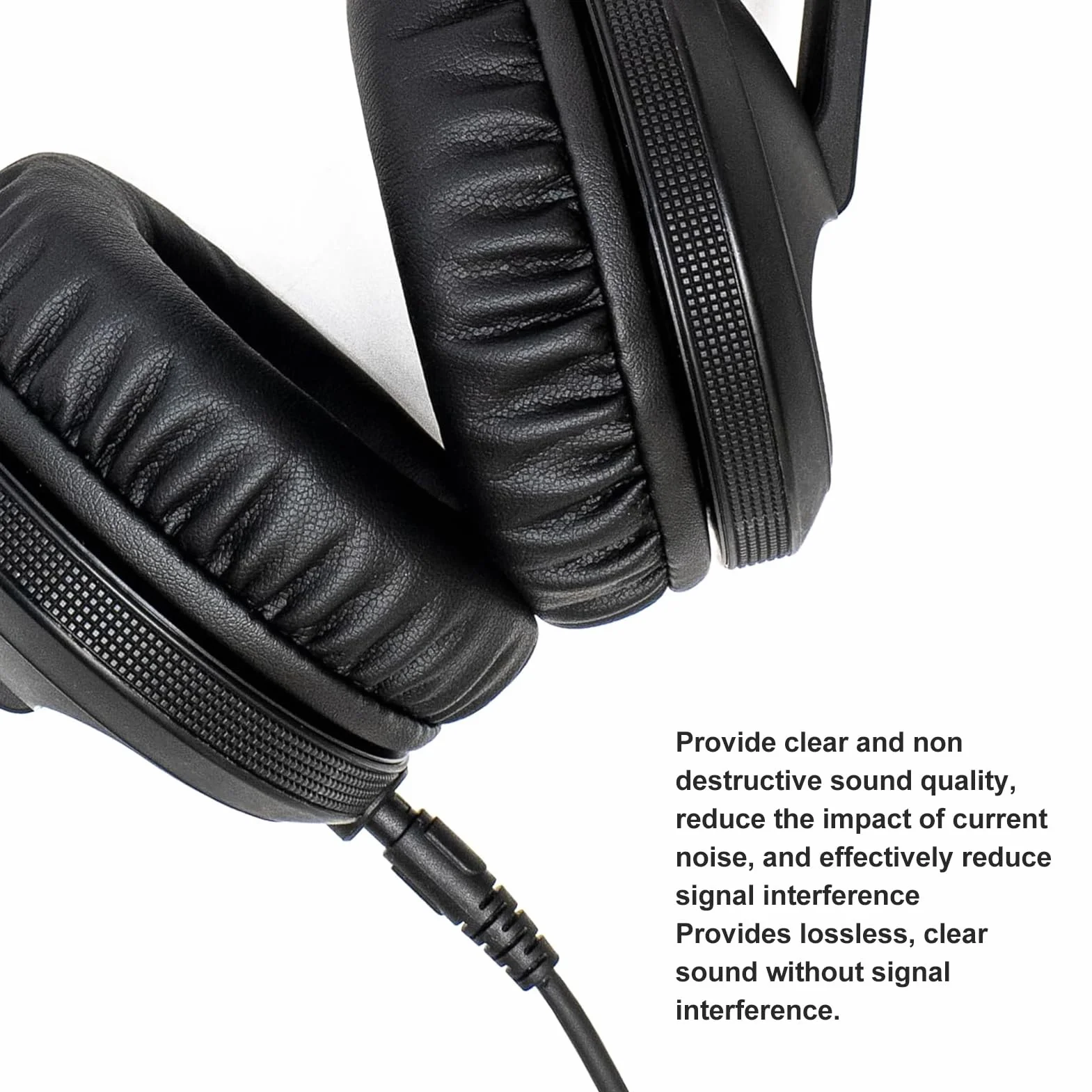 Kabel Spiralny do Pioneer DJ HDJ-CUE1 HDJ-CUE1BT HDJ-X5 HDJ-X7 HDJ-S7, Przedłużacz Zastępczy Kabla Audio, z Adapterem 6,5 Mm