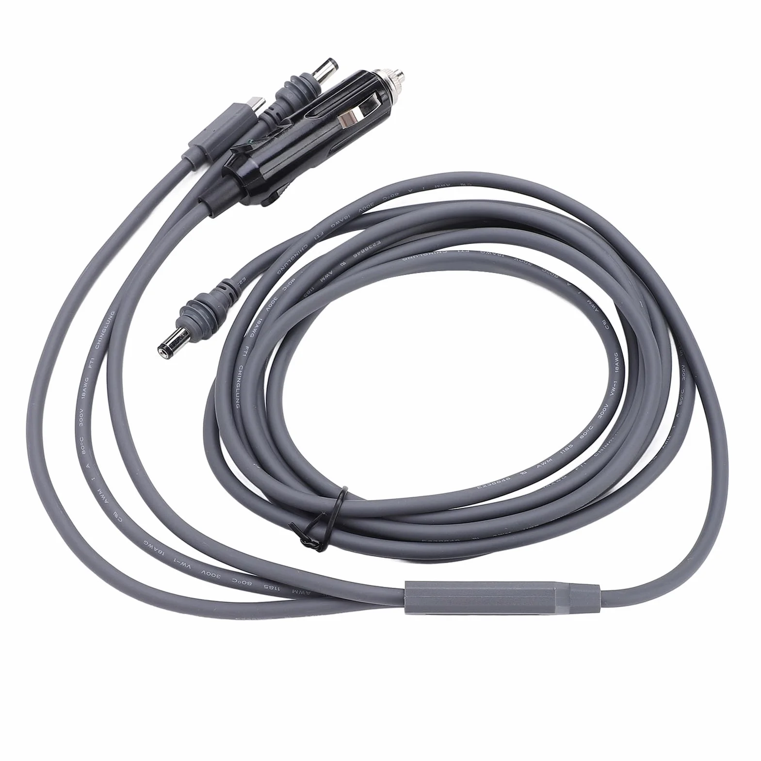 Kabel zasilający satelitarny DC Typ C do DC Przewód wodoodporny Wysoka wydajność Plug and Play Kabel przedłużający z PVC do urządzeń elektronicznych w pomieszczeniach (Plplaavoorsoz8-12)
