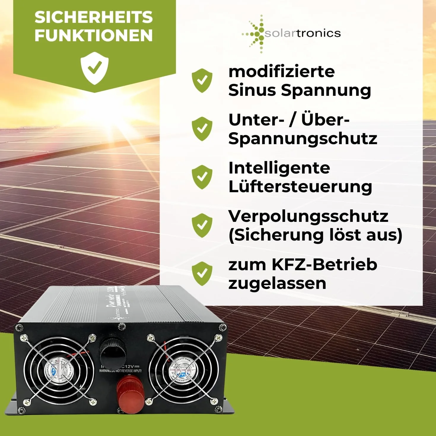 Przetwornica napięcia 2500-5000 W 12-230 V