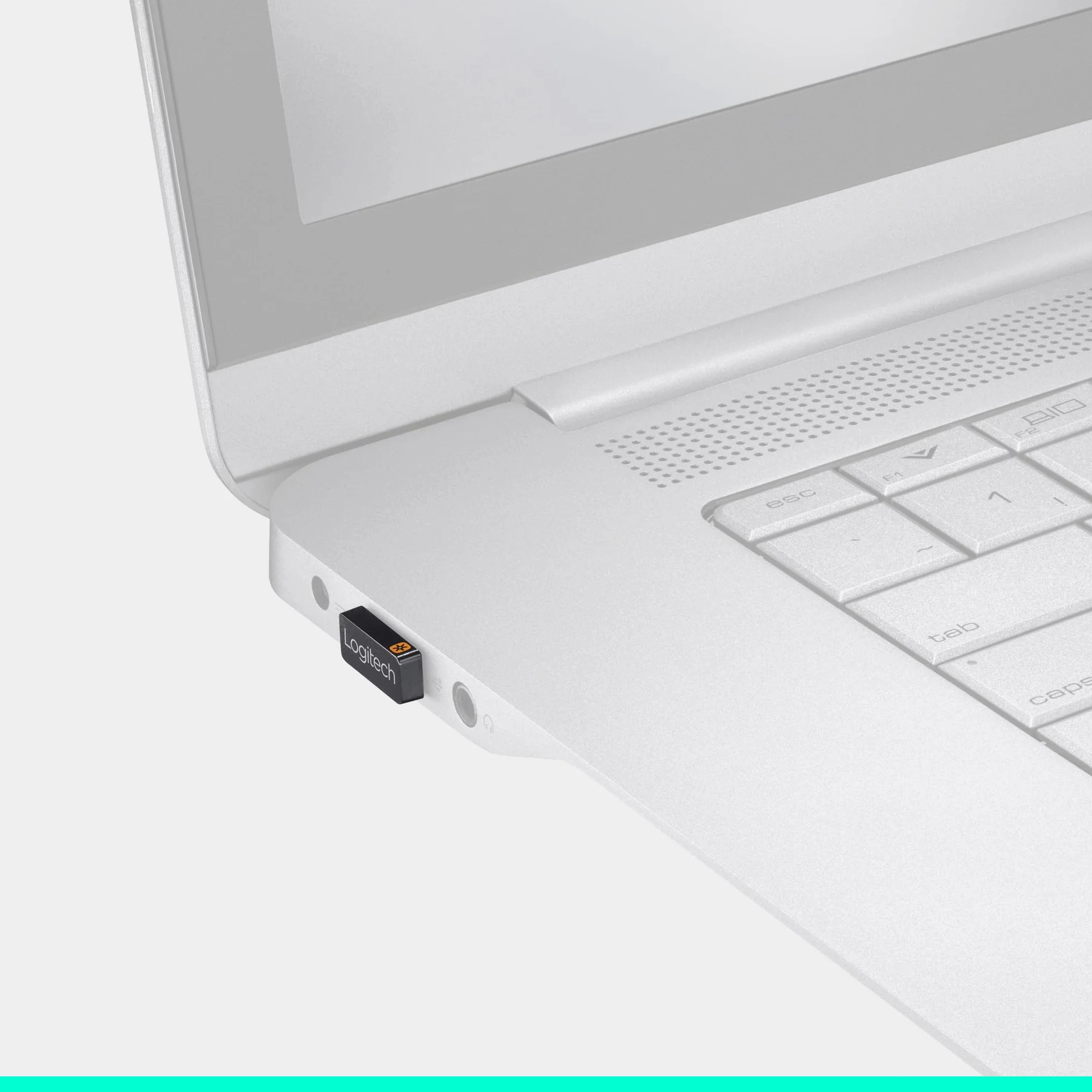 Logitech Odbiornik USB Unifying, technologia bezprzewodowa 2,4 GHz, wtyczka USB Kompatybilny ze wszystkimi urządzeniami Logitech Unifying, takimi jak mysz bezprzewodowa i klawiatura, PC/Mac - Czarny