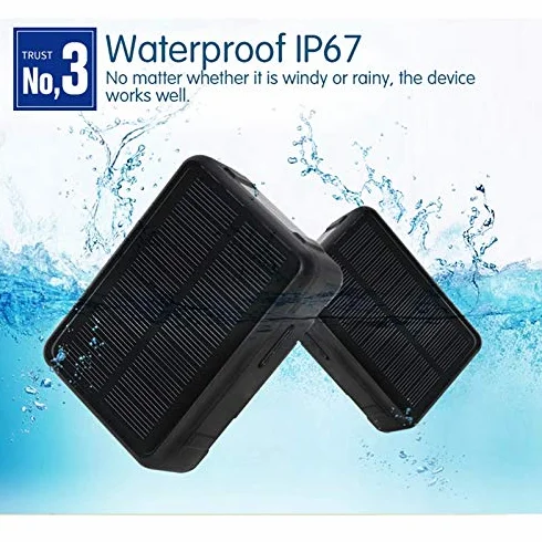 RF-V34 wodoodporny solarny lokalizator GPS 9000 MAh owca bydło GSM Wi-Fi śledzenie głos SOS alarm wolna platforma
