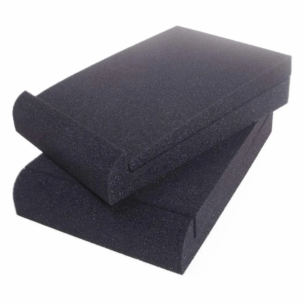 2 szt. 16 x 22 x 3,6 cm głośnik Sound Insulation Mat Soundproofing Mat Acoustic Foam Board Sponge Sound Absorbing Pad Sound Reinforcement Cushion