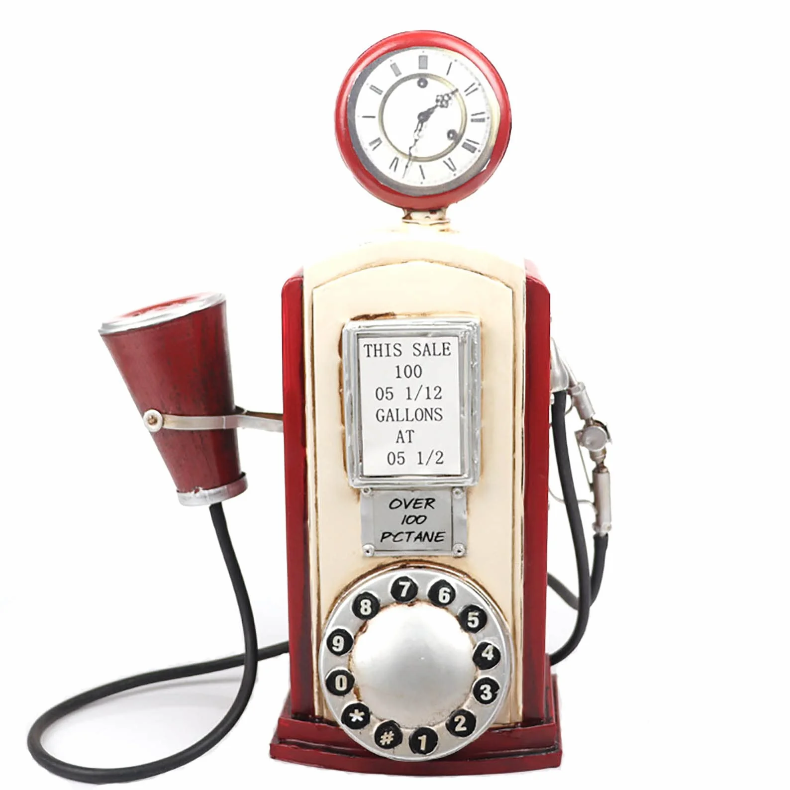 Vintage telefon staromodny telefon stacjonarny przewodowy telefony stacjonarne do domu vintage obrotowy telefon dekoracja biurko dekoracja