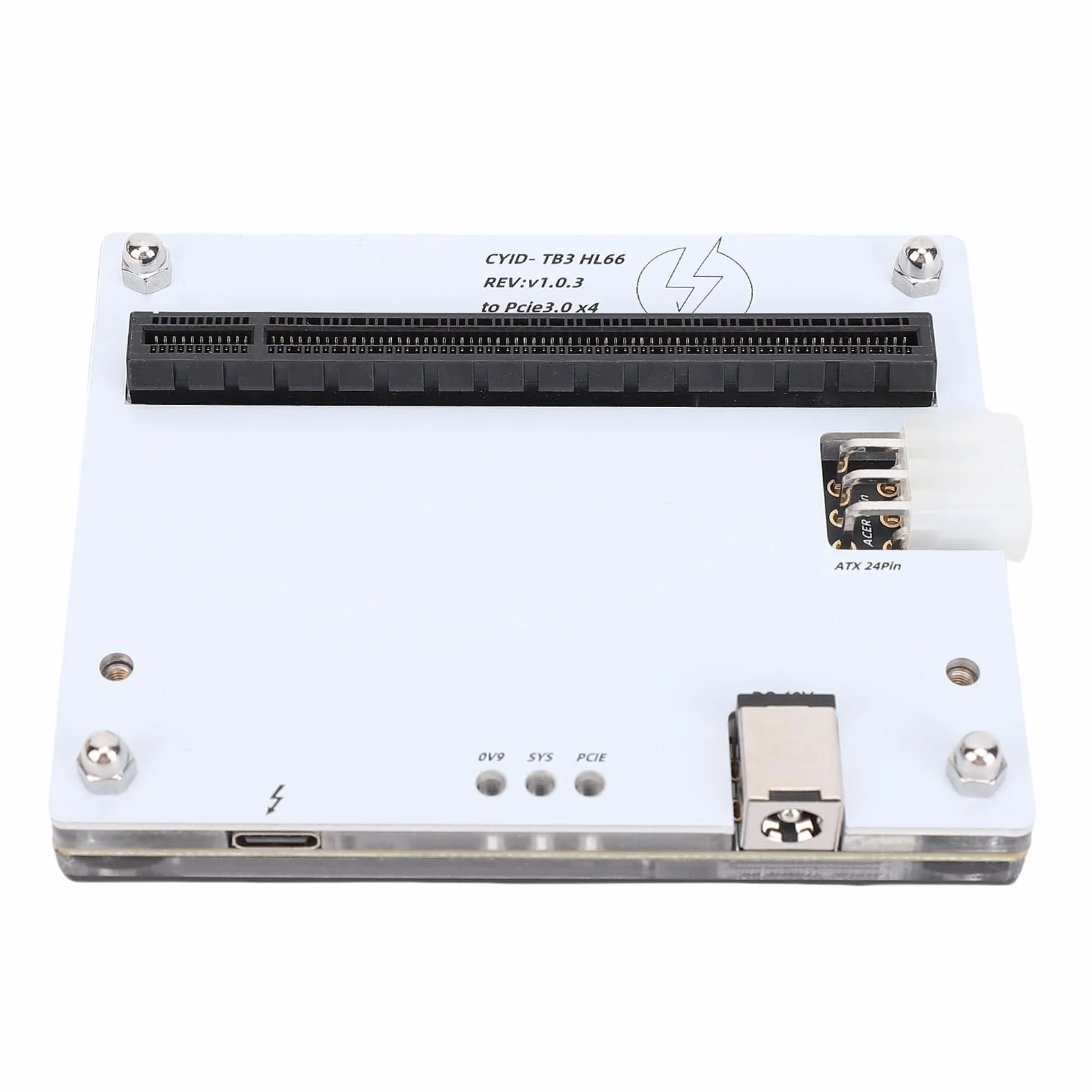 Generic Zewnętrzna Stacja Dokująca do Karty Graficznej Zwiększona wydajność do Laptopa PC Stacja Dokująca Karty Graficznej USB4.0 dla Entuzjastów Gier