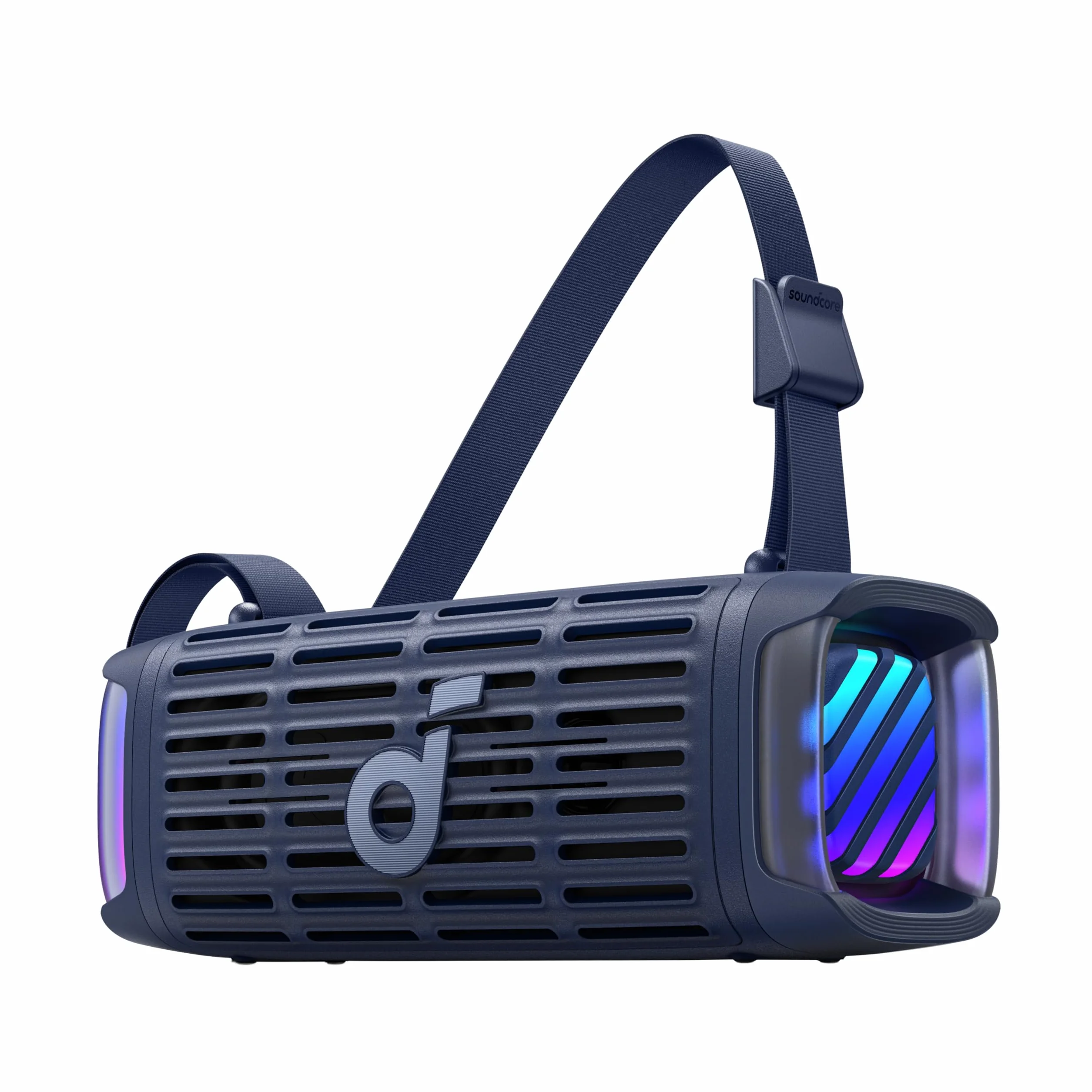 soundcore Boom 3i marki Anker(odnowiona), wytrzymałe głośniki zewnętrzne, przenośne, IP68, pływające, pyłoszczelne, odporne na słoną wodę, BassUp 2.0, 50 W, Bluetooth 5.3, 16 godzin odtwarzania