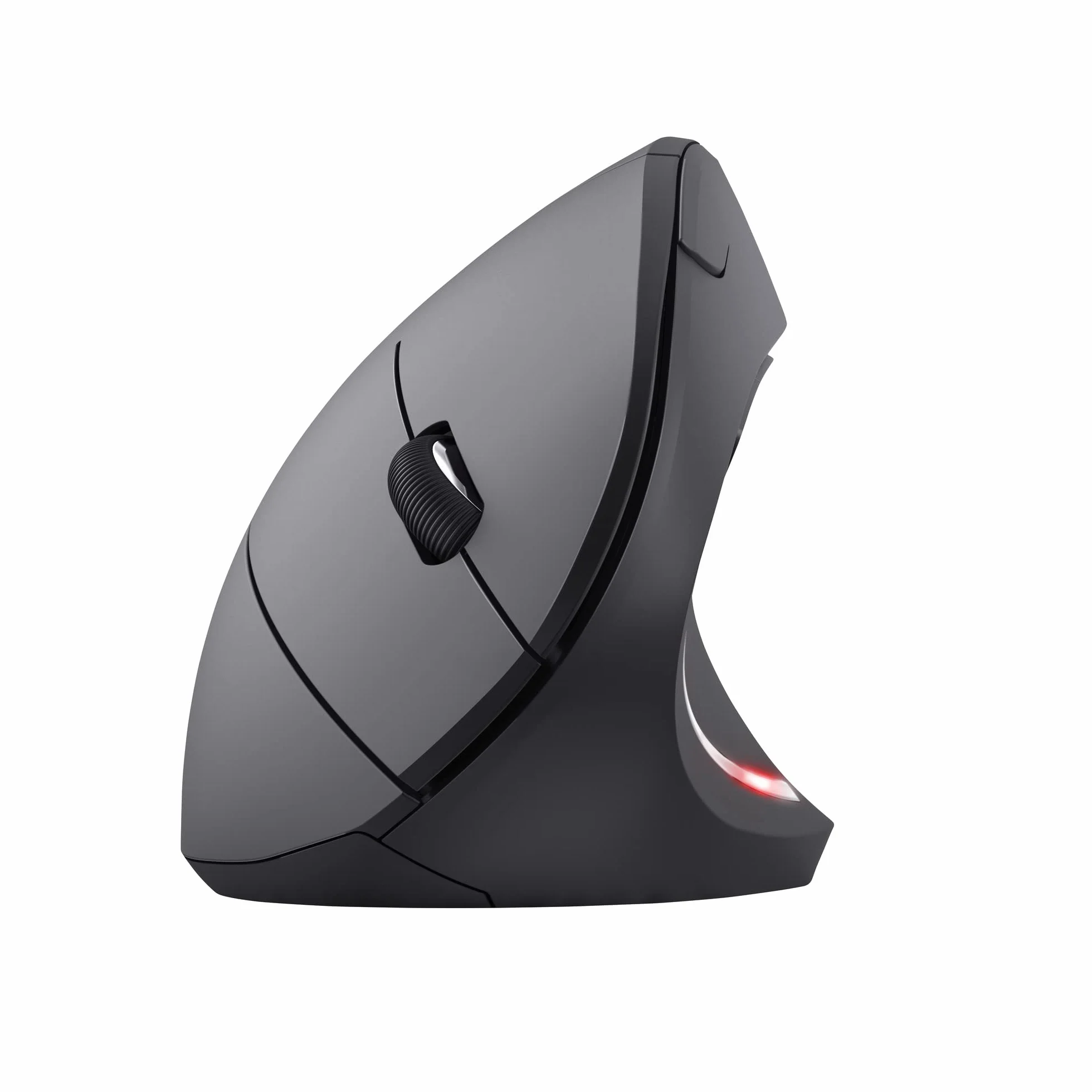 Trust Verto Verto Vertical Mouse, 800-1600 DPI, ergonomiczna mysz, praworęczna, bezprzewodowa mysz LED, 6 przycisków, RF 2.4GHz, odbiornik USB, dla komputerów Mac, PC, laptop, baterie w zestawie