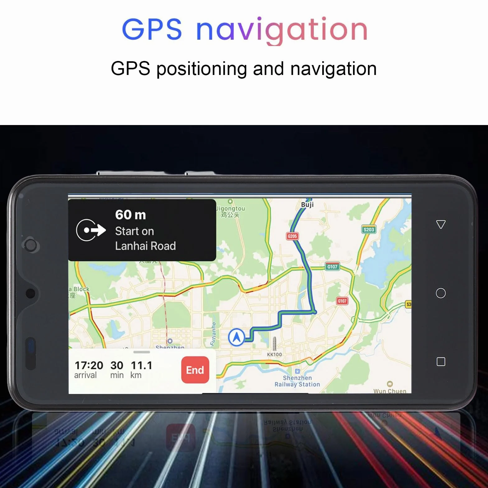 Cuifati 5 -calowy Smartfon z rozdzielczością 1440 X 3040, 4 GB RAM 32 GB ROM, Rozpoznawanie Twarzy, Aparat 8MP, dla Androida 12 z Ekranem HD, Procesorem MT6580M (BLACK)