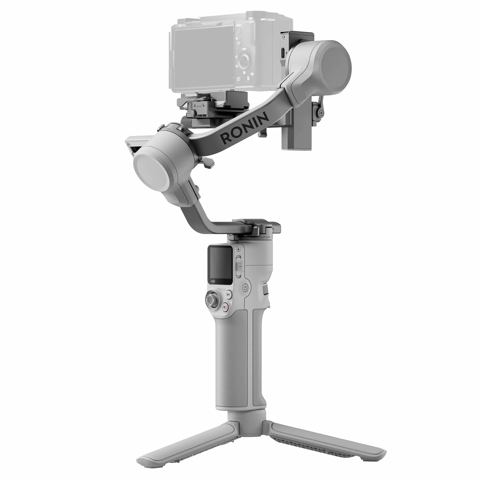 DJI RS 4 Mini, stabilizator gimbala do aparatu, Canon/Sony/Nikon/Fujifilm | wbudowane pionowe nagrywanie 3. generacji, automatyczne blokady osi 2. generacji, Ulepszone wyważanie Teflon