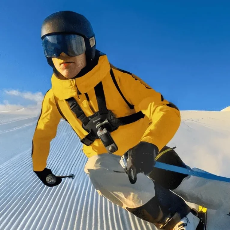 Insta360 Zestaw śnieżny, uchwyt na kask, pasek na klatkę piersiową, pręt przedłużający